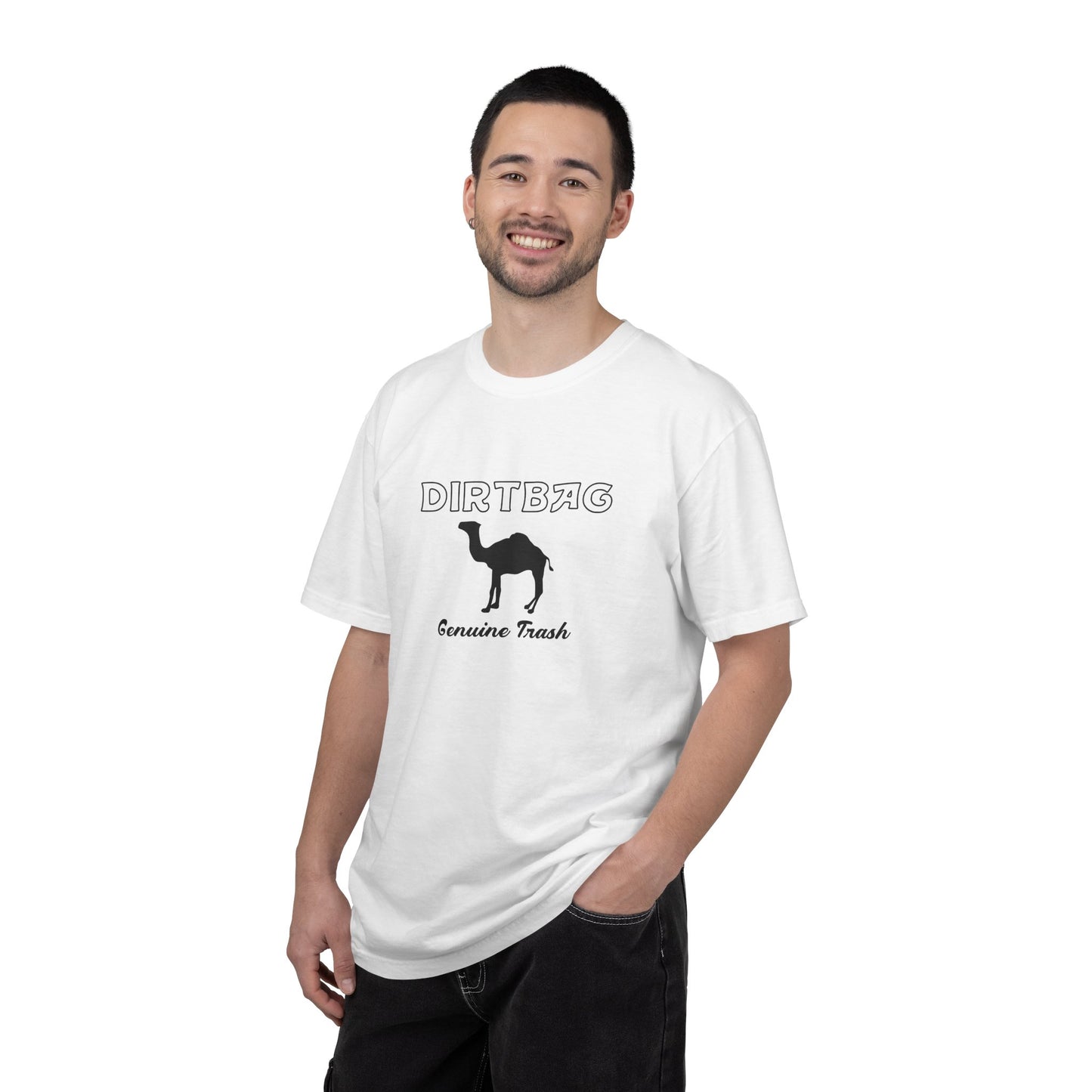 Dirtbag Camel T-Shirt — "Genuine Trash" Graphic Tee