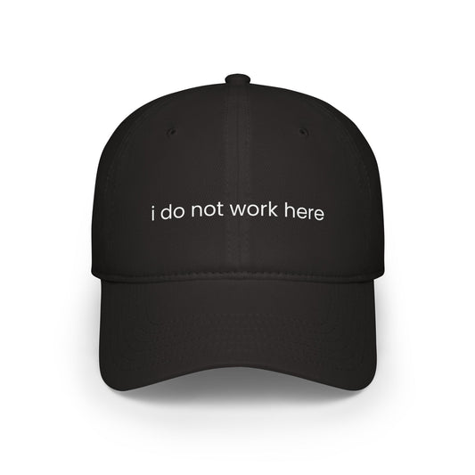 I Do Not Work Here Hat