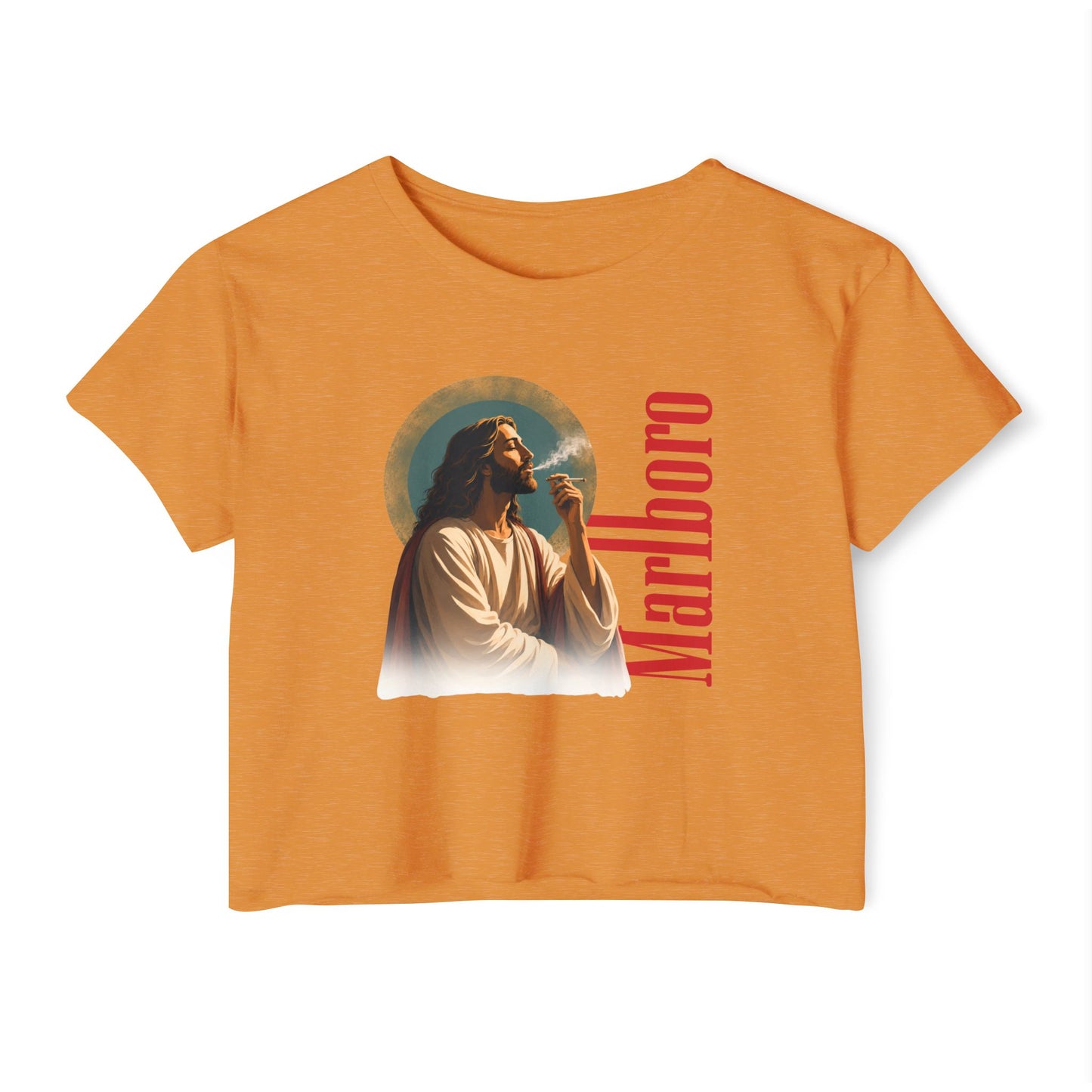 Jesus Marlboro Crop Top