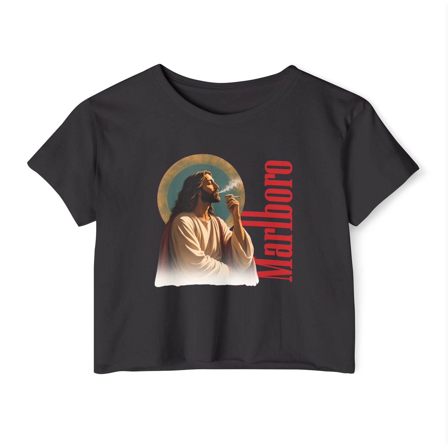 Jesus Marlboro Crop Top