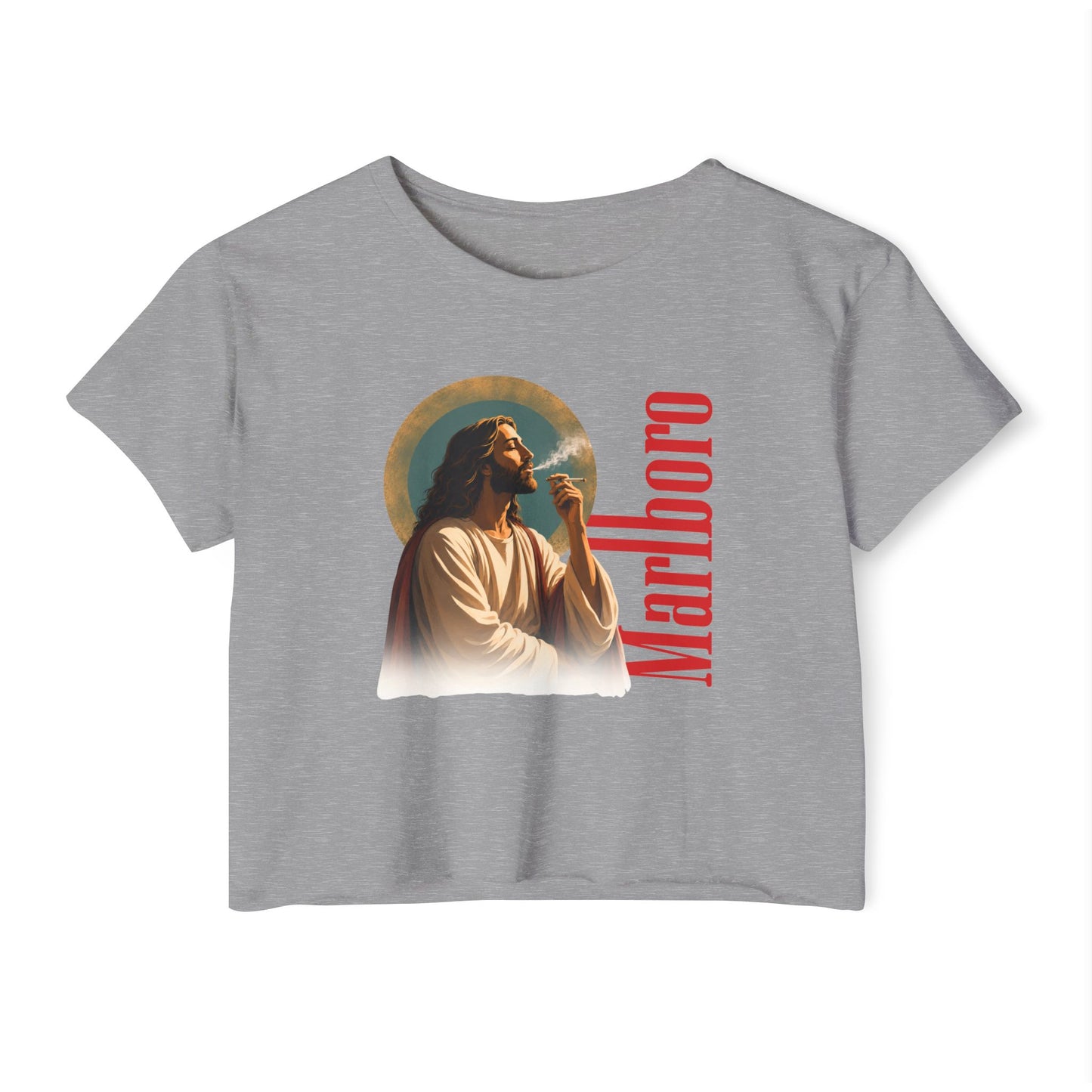 Jesus Marlboro Crop Top
